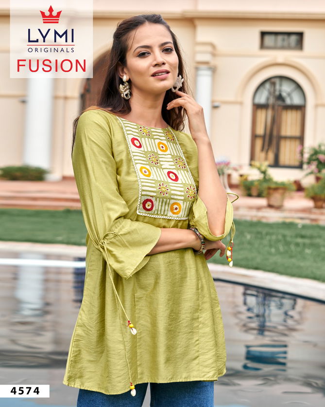 Lymi Fusion Trending Designer Western Ladies Top Catalog
